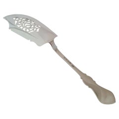 John James Whiting Victorian Sterling Silver Fish Slice, London 1844