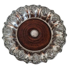 Antique Pair of George IV Old Sheffield Plate Wine Bottle Coasters, circa 1830