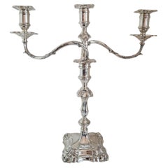 Antique Thomas A. Scott Edwardian Sterling Silver Candelabra, Sheffield 1902