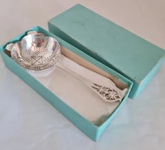 Viner’s Ltd Sterling Silver Loose Tea Strainer, Sheffield 1959