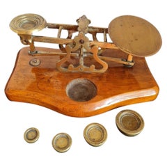 Sampson Mordan & Co. Brass-Mounted Postal Scales, circa 1900–1910