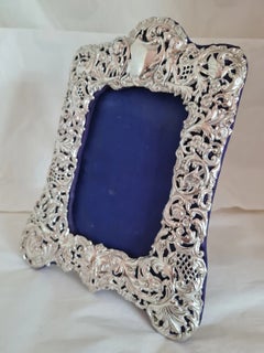Antique James Deakin & Sons Neoclassical Sterling Silver Photograph Frame, 1900