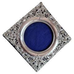 Henry Matthews Neoclassical Sterling Silver Photograph Frame, Birmingham 1901