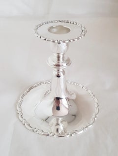 Antikes Paar von Elkington & Co. Kerzenleuchter aus Sterlingsilber, London 1905