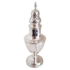 Zuccheriera in argento sterling di Solomon Hougham George III, Londra 1793