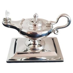 Antikes Tisch-Zigarrenfeuerzeug aus Sterlingsilber von Barnard & Sons, London 1933