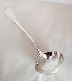 Antique Atkin Brothers George V Sterling Silver Soup & Punch Ladle, 1929