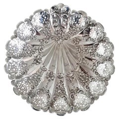 Victorian Sterling Silver Scallop Shell Dish, James Dixon & Sons, 1896