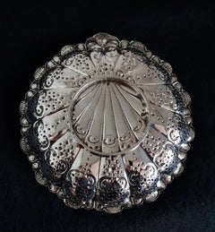 Victorian Sterling Silver Scallop Shell Dish, James Dixon & Sons, 1896