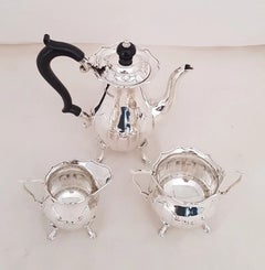 James Deakin & Sons Arts and Crafts Sterling Silver Coffee Service, 1927
