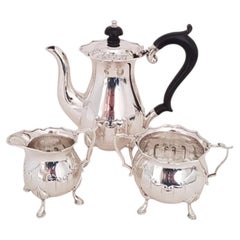 James Deakin & Sons Arts and Crafts Sterling Silver Coffee Service, 1927