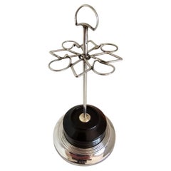 Antique S. Blanckensee Edwardian Sterling Silver Hat Pin Stand, Sheffield 1908
