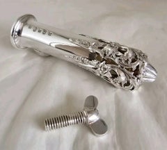 Hugh Crawshaw, durchbrochener Blumenhalter aus Sterlingsilber, Sheffield 2004