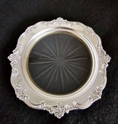 Vintage Sterling Silver and Cut Glass Bon Bon Dish, Possibly American