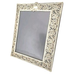 Antique Silver Mounted Photograph Frame, Birmingham 1898