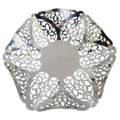 Art Deco Sterling Silver Trinket Dish by William Adams, Birmingham 1932