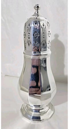 Zuccheriera d'epoca in argento sterling di William Suckling, Birmingham 1932