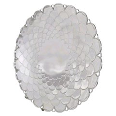 Mid Century Vintage Sterling Silver Cake Stand by Mappin & Webb, 1962