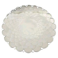 Mid Century Vintage Sterling Silver Cake Stand by Mappin & Webb, 1962