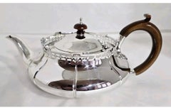 Antique English Sterling Silver Teapot, Sheffield 1912