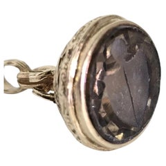 Franklin Mint Mid Century 9ct Gold Charm and Seal, London 1967