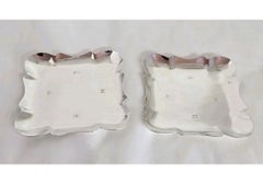 Mid Century Vintage Sterling Silver Bon Bon Trinket Dishes, 1972