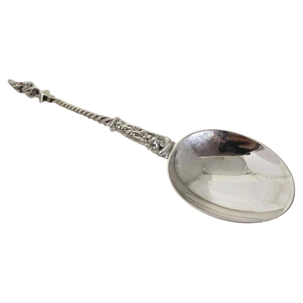 Antique Edwardian Sterling Silver Apostle Spoon, London 1904