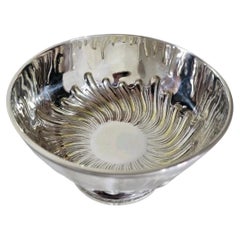 Antique Victorian Britannia Standard Silver Punch Bowl, Dublin 1891