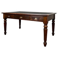 Antique Holland & Sons Mahogany Writing Table, 19th Century
