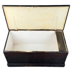 19th Century Antique Country House Painted Pine Blanket Box