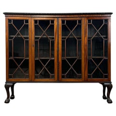 Antique Early 20th Century Mahogany Display Cabinet