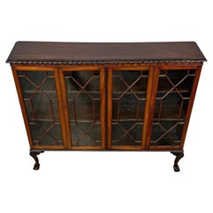 Antique Early 20th Century Mahogany Display Cabinet