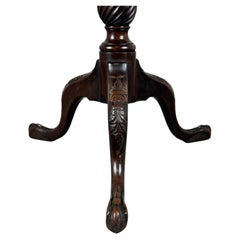 18th Century Antique Georgian Mahogany Piecrust Tripod Table