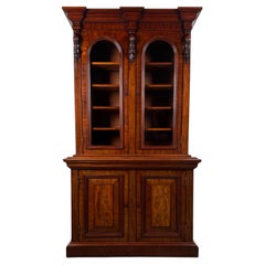 19th Century Antique English Fine Mahogany Bookcase