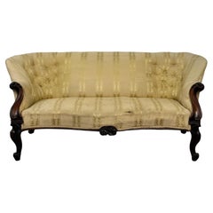 19th Century Antique English Mahogany Settee