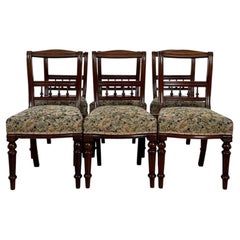 Fine Antique Victorian Mahogany Dining Chairs, Set of Six
