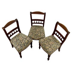 Fine Antique Victorian Mahogany Dining Chairs, Set of Six