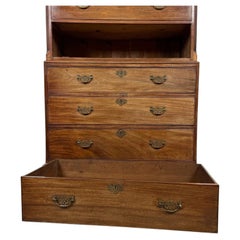 18th Century Antique Georgian Mahogany Chest on Chest