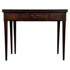 19th Century Antique English Mahogany Tea Table