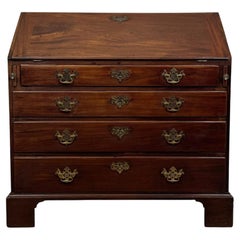 Fine 18th Century Antique Georgian English Mahogany Bureau