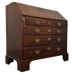 Fine 18th Century Antique Georgian English Mahogany Bureau