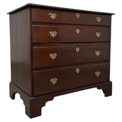 Fine 18th Century Antique English Oak Chest of Drawers