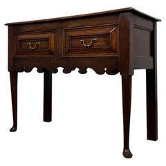 Fine 19th Century Antique English Jacobean Style Oak Dresser Base