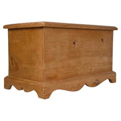 Vintage 20th Century English Pine Storage Box