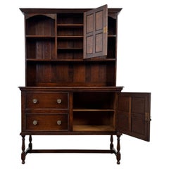 Fine Early 20th Century Antique English Oak Dresser