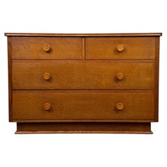 Commode vintage en chêne anglais du XXe siècle