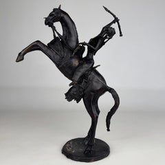 Fine 19th Century European Bronze Figural Sculpture of an African Horseman