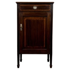Fine Early 20th Century Antique English Inlaid Mahogany Cabinet