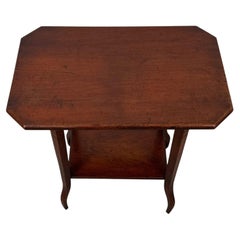 Fine Early 20th Century Antique English Mahogany Side Table