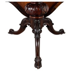 Fine 19th Century Antique English Rosewood Loo Table